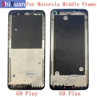 Housing Middle Frame LCD Bezel Plate Panel Chassis For Motorola Moto Play Plus Phone Metal Middle Frame