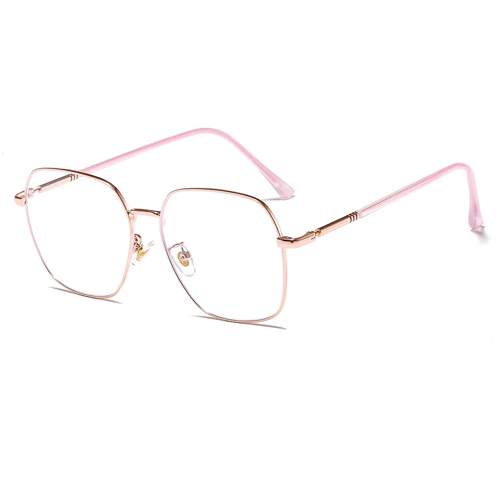 

Vintage Gold Metal Frame Eyeglasses Mens Womens Sun glasses Retro Square Optical Lens Eyewear Nerd Clear Lens Glasses