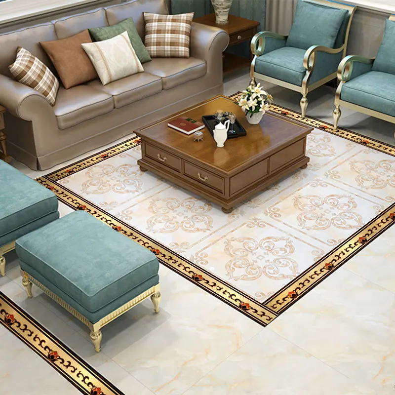 Позолоченный фонд с паста линия стикер стены s гостиной плитка украшения талии