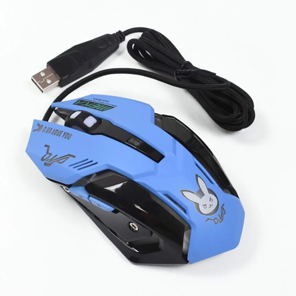 Игровая мышь Raton Ordenador с подсветкой, проводная мышь dpi, USB эргономичная геймерская мышь, профессиональные Мыши для ПК, компьютерная мышь, 19Sep