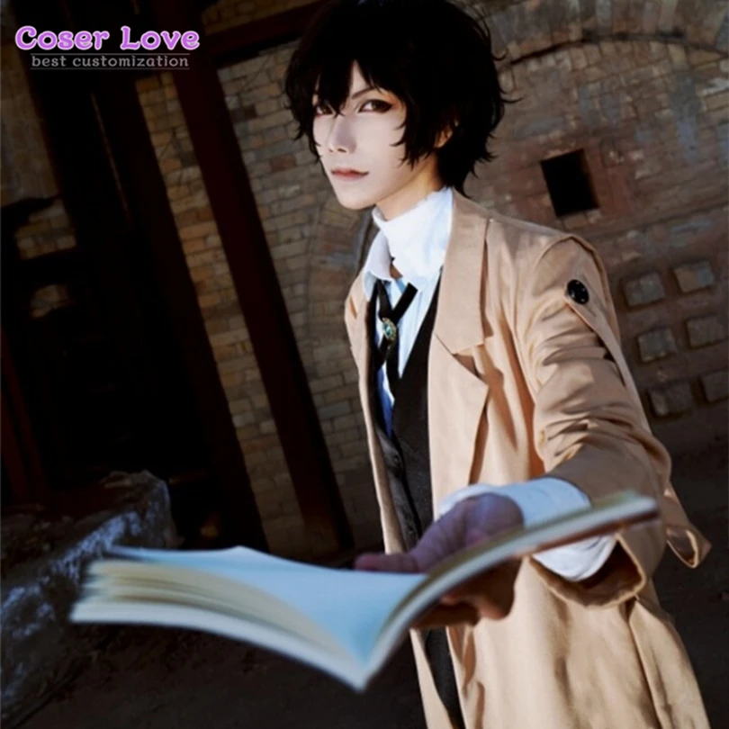 

Cartoon Anime Bungo Stray Dogs Dazai Osamu Cosplay costume Carnival Halloween party Christmas Costume
