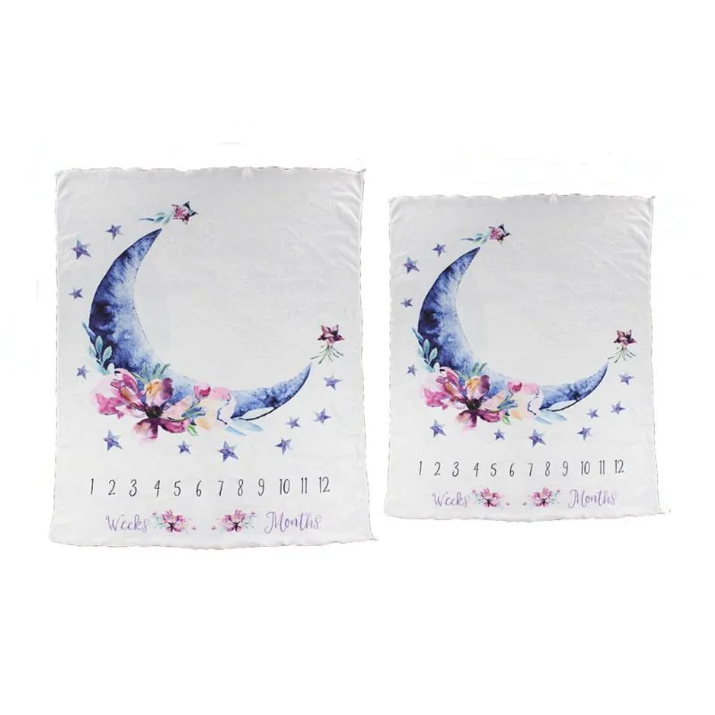 Детское одеяло для месяца фон фотосъемки ткань младенцев полотенце фланелевое