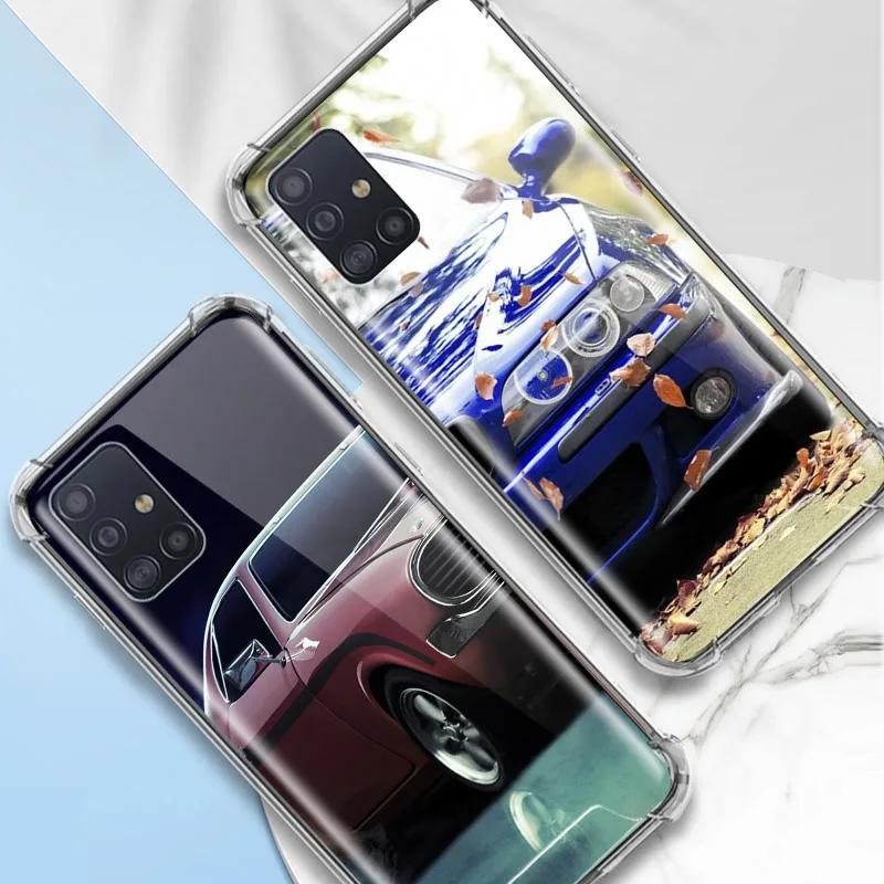 

Sport Car Cool Case for Samsung Galaxy A71 A51 M31 A41 A31 A21 A11 A01 M51 M21 M11 Airbag Anti Housing Phone Covers