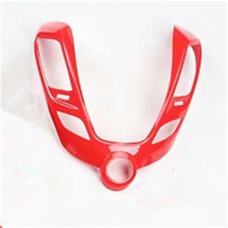 1 лот наклейки для автомобиля ABS красный углеродное волокно внутри украшения