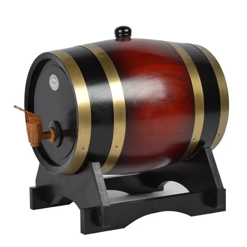 

wine barrel jar with tap wood bucket mini alcohol keg mini beer kegs 3L/5L 1pc