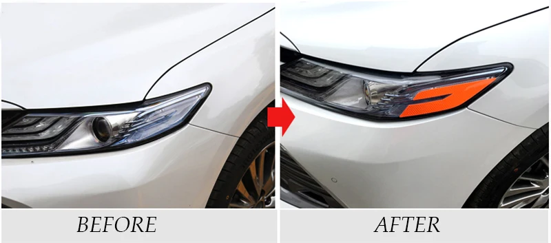Светоотражающие наклейки для Toyota Daihatsu Camry Altis XV70 2018 2019 2 шт./компл. предупреждение о