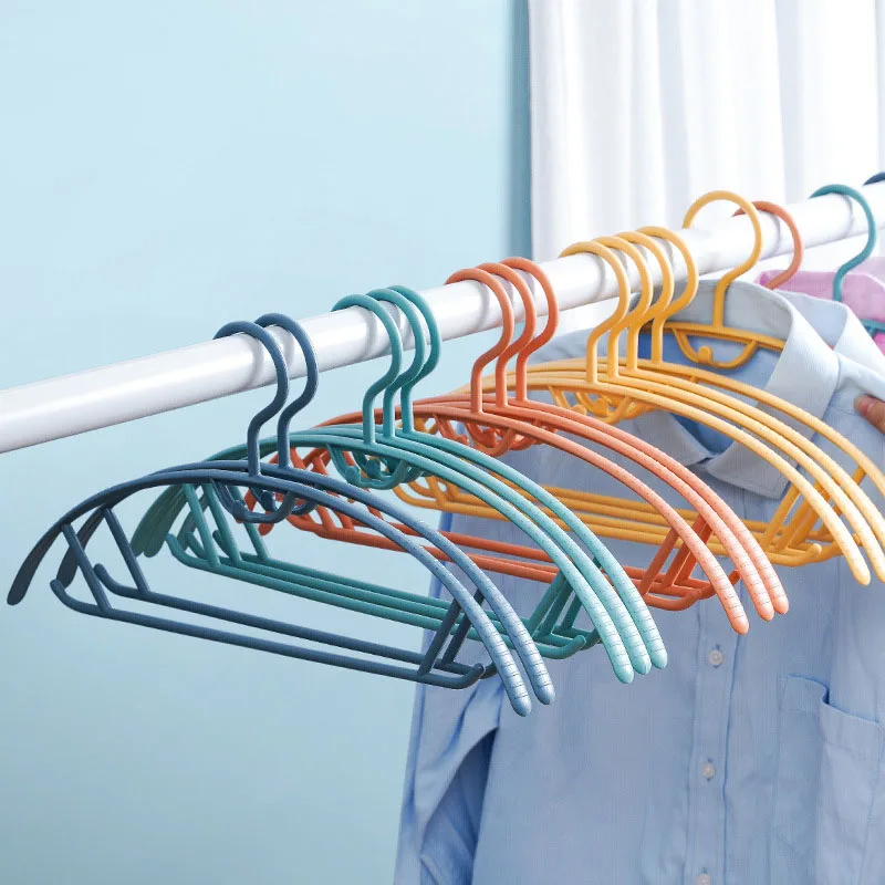 

10 Pcs Colorful Clothing Rack Hangers For Clothes Organizers Storage Closet Organizer Coat Hanger Drying Rack Home Accessories