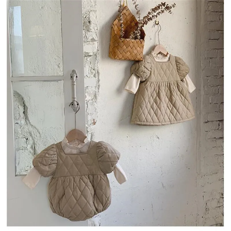 Одежда для маленьких девочек осенняя одежда новорожденных зимняя хлопковые