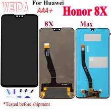 Дисплей с тачскрином WEIDA для Huawei Honor 8X инструменты в