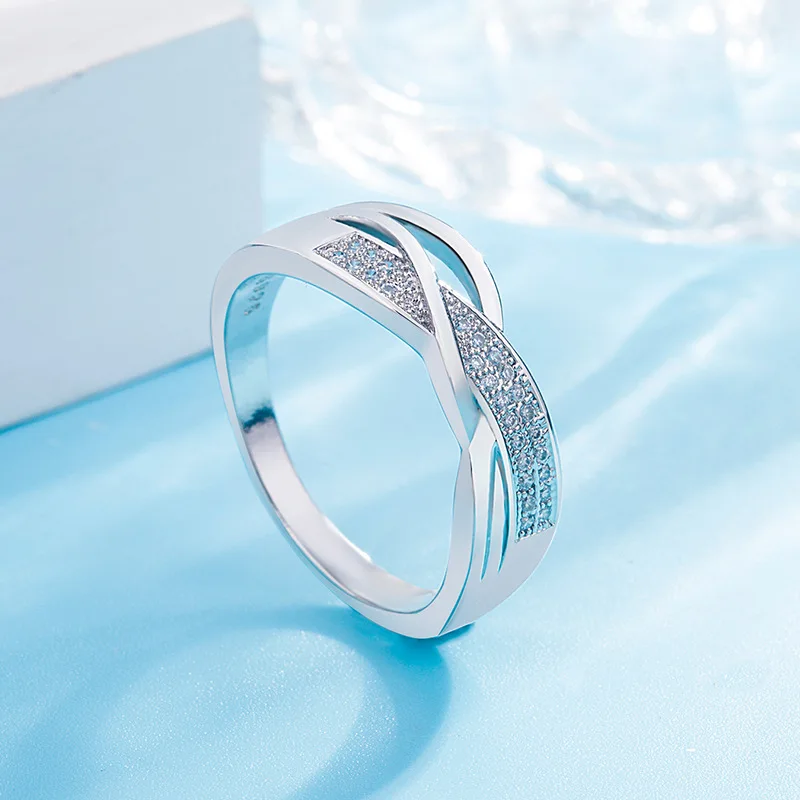 Kemstone Creatived Engagemnet кольцо медь золото посеребренное кольцо для женщин ювелирные изделия подарок