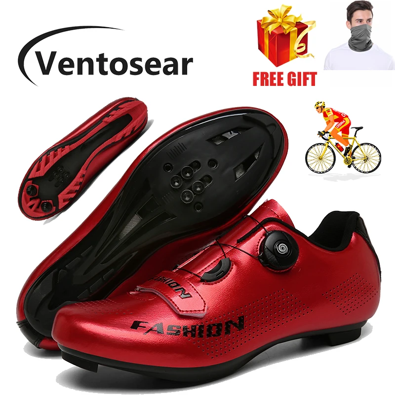 

Ventosear Professional MTB Mountain Men's New Cycling Shoes Women SPD Self-locking Bicycle Sneakers Male Dirt Route Biking Shoes