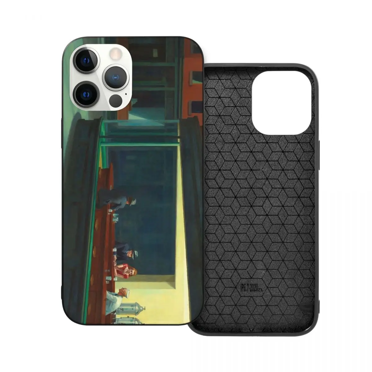 

Стеклянный ТПУ чехол для телефона Nighthawks от Эдварда Хоппер для iPhone 13 12 11 Xs Xr X Pro Max Mini 7 8 Se2 Plus 6 6S