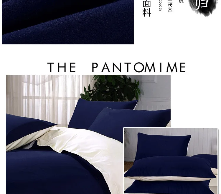 Red Pure Color AB Side 4pcs Bedding Set 1.5m 1.8m 2m 2.2m Bed Sheet Duvet Cover Pillowcase Beds King Queen Double Size Bedlinens
