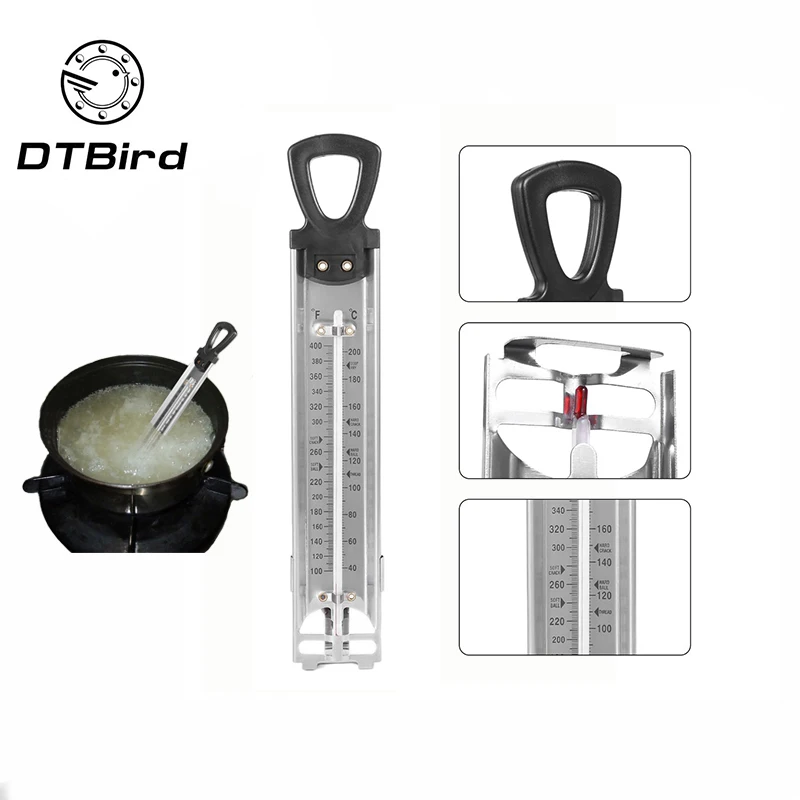 

Кухонный Термометр из нержавеющей стали, для домашнего использования, для варенья, сахара, конфет, детектор температуры