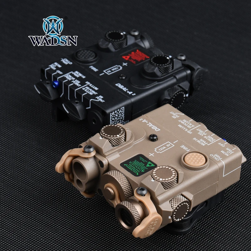 WADSN тактический мини DBAL A2 красный лазерный белый светильник без ИК функции