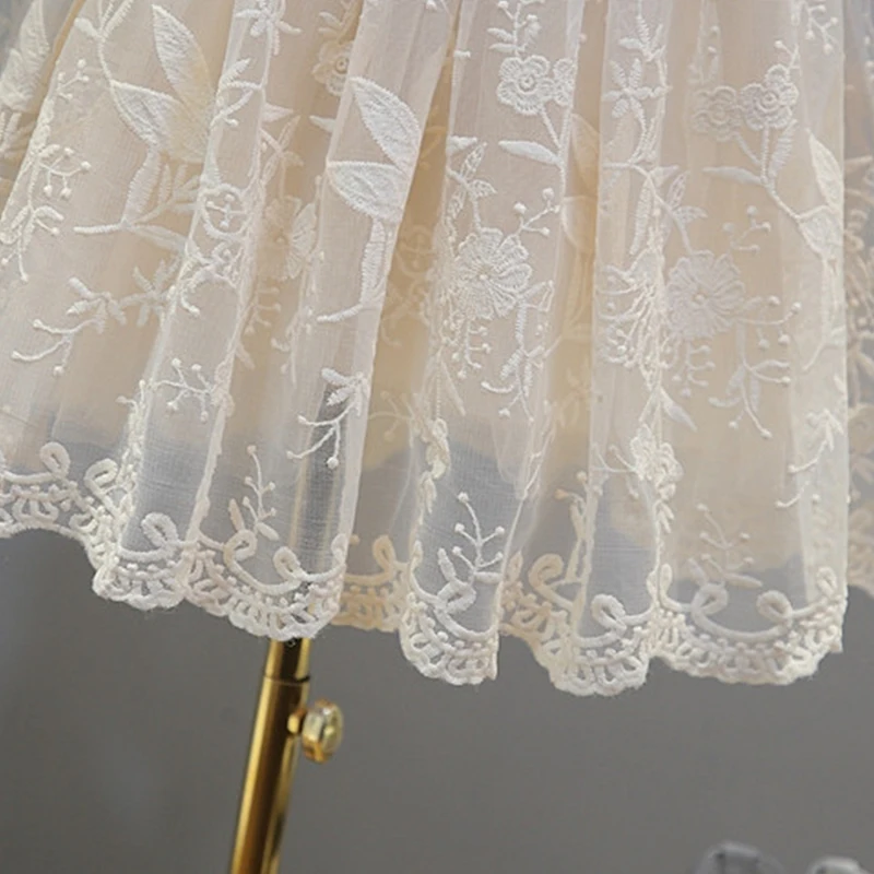 New Arrival Baby Girls Clothes Cute Lace Princess Dress Kid's Outerwear Long Sleeve Birthday Party For | Детская одежда и