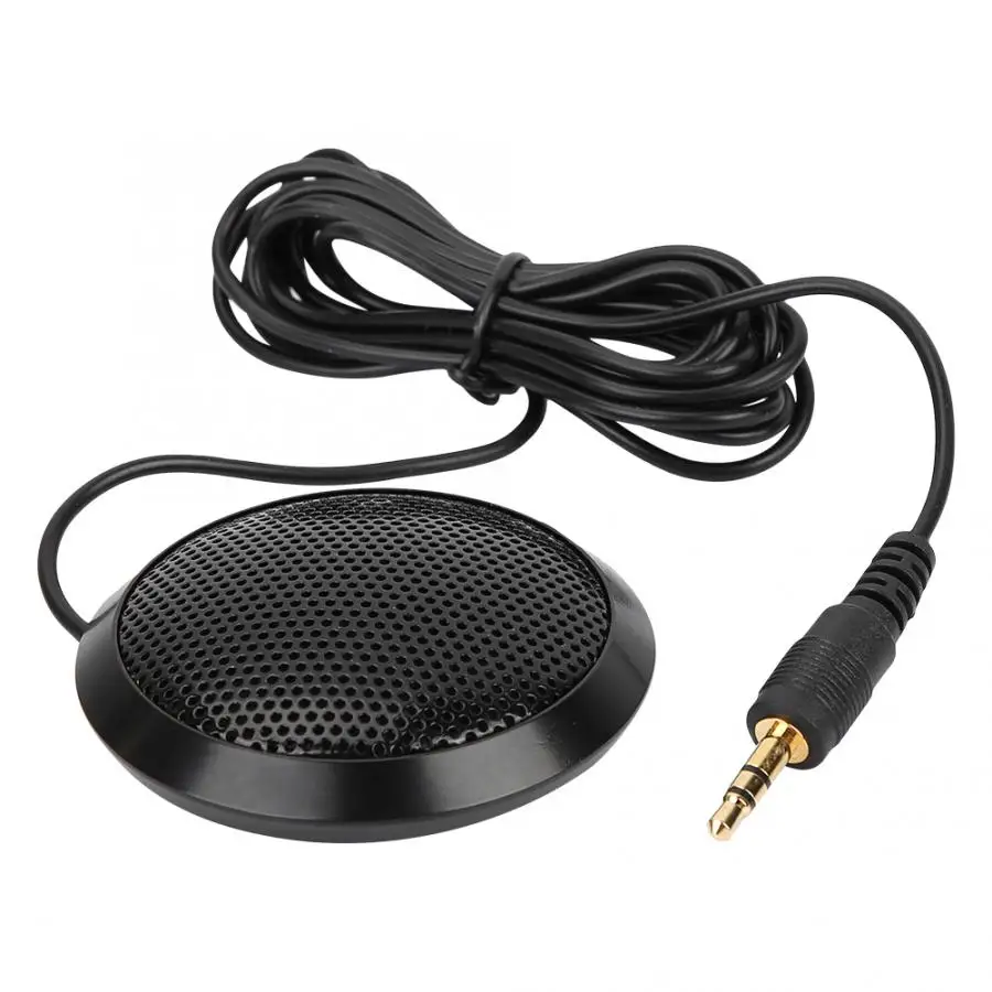 

Karaoke Microphone Conference Microphone, 3.5mm Portable Desktop Computer Microphone for Conference Recording Video Meeting