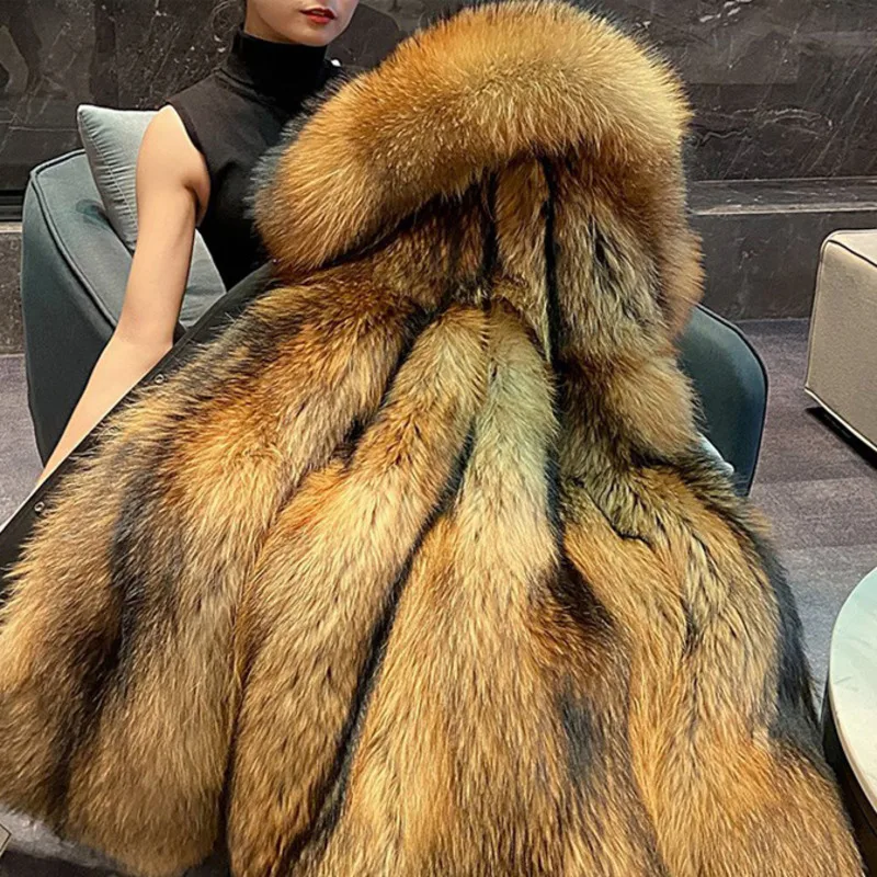 

Новая модная зимняя парка Женское пальто из искусственного меха толстовка длинная теплая Женская куртка Верхняя одежда пуховая куртка для ...