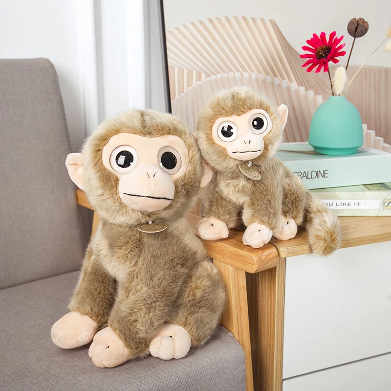 Игрушка плюшевая в виде обезьяны 17/30 см