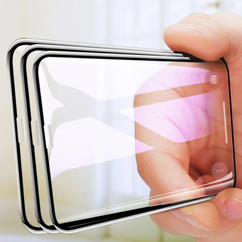 Закаленное стекло для iphone 11 Pro Max 11 Pro полное покрытие Защита экрана для iphone XS XR XS MAX 8 7 6 Plus защитное стекло