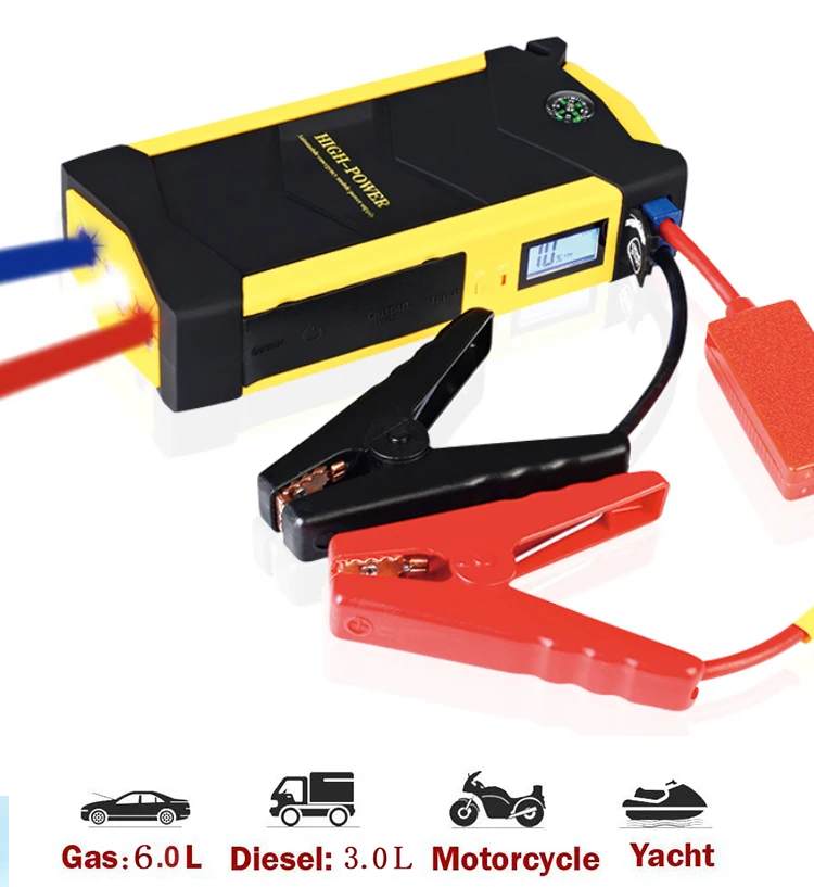 Водонепроницаемый 28000mAh автомобильный пусковой стартер power Bank 1000A 12V Портативный пусковой усилитель устройства Автомобильное зарядное устройство для автомобильного аккумулятора Buster