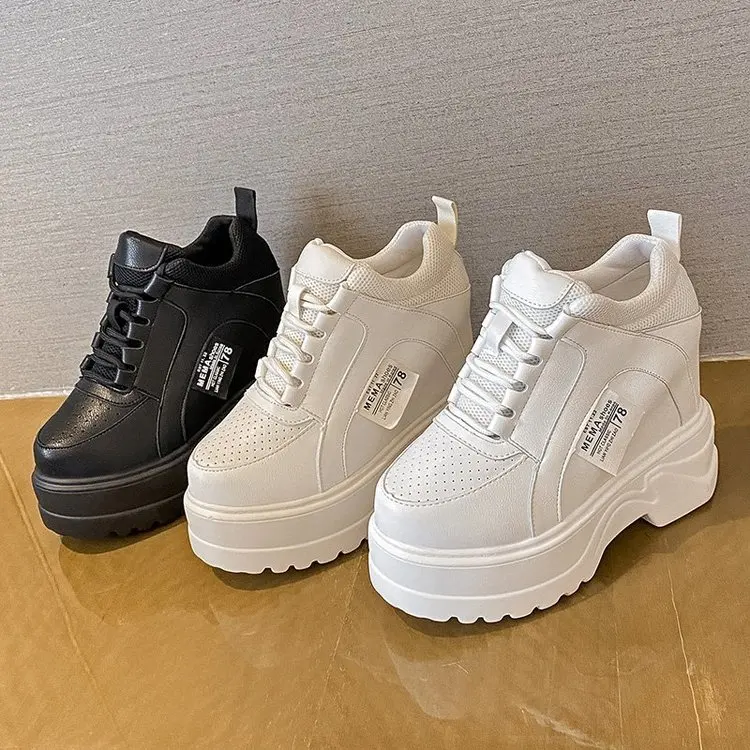 

fashion Shallow mouth women Sports shoes Casual wedge women Vulcanized shoes outdoor wedge shoe Women Platform Waterproof Taiwan