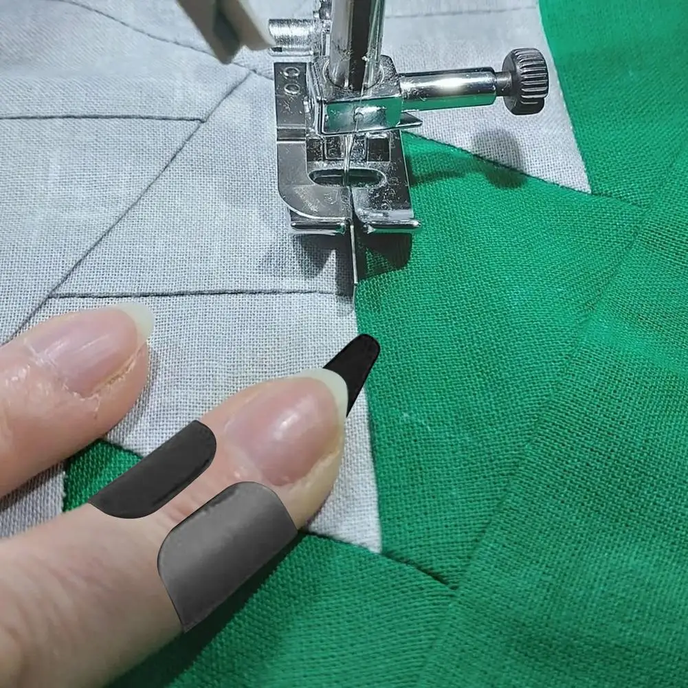 1PCS Finger Protector Thimble Ring Handworking Needle Needles Sewing Fingerthing Pusher Fabric Ironing Tool | Дом и сад