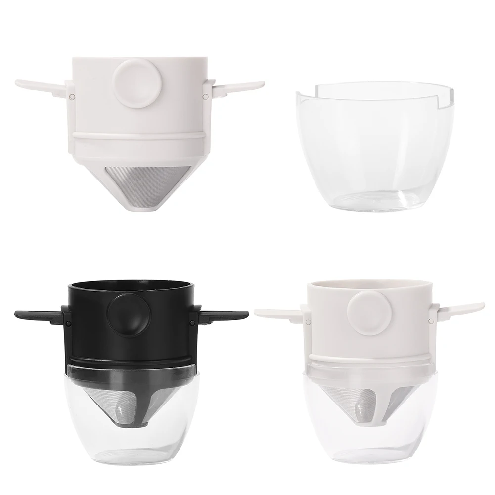 

New Coffee Filter Drip Coffee Tea Holder Foldable Coffee Tea Holder Funnel Baskets Reusable Coffee Dripper Kitchen Accesories
