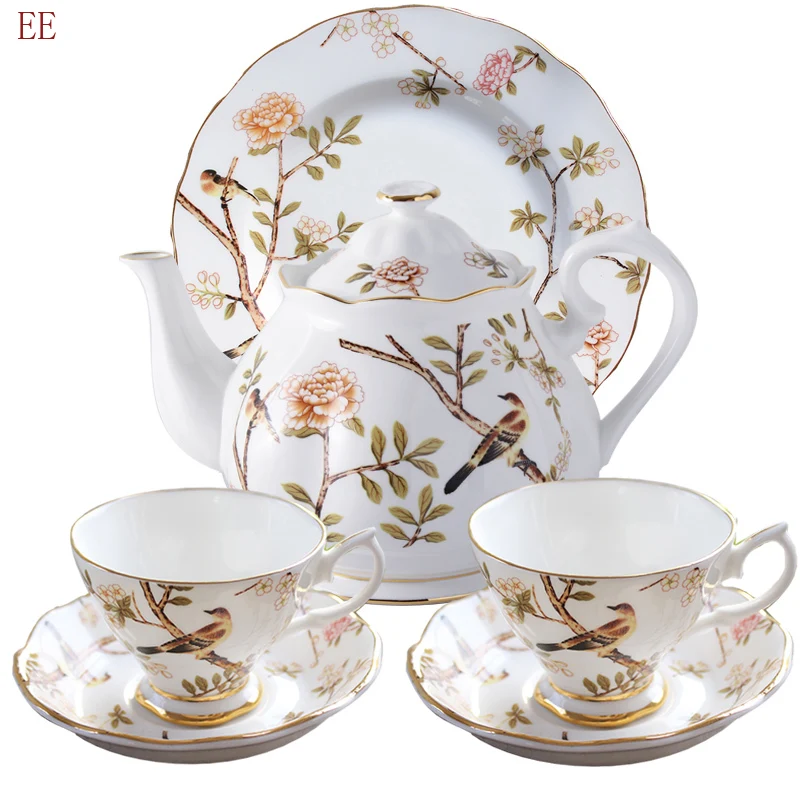 Роскошная золотая кофейная чашка королевские розы чайные чашки чаша для заварки