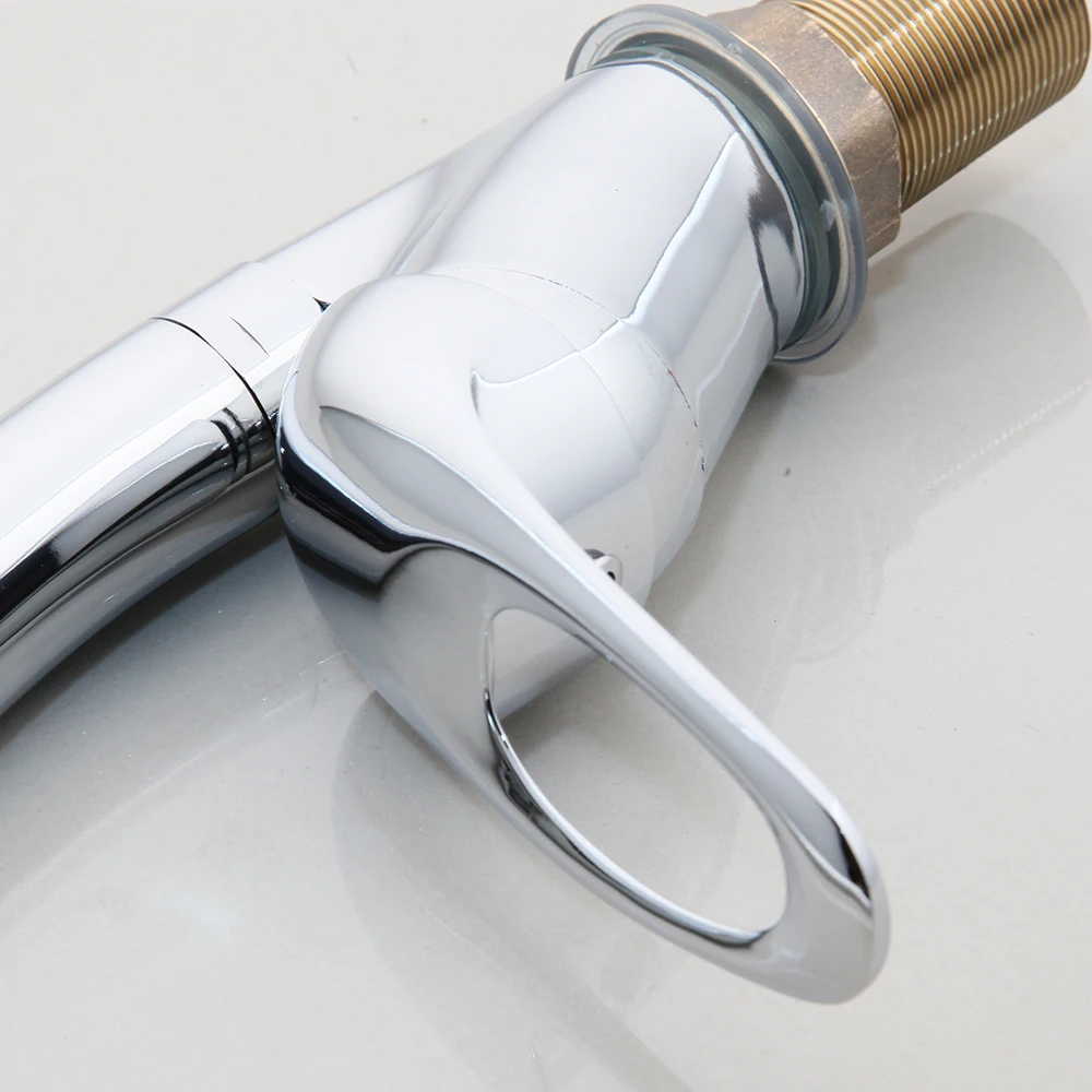 KEMAIDI вращающийся на 360 градусов хромированный Полировочный кран с 1 ручкой