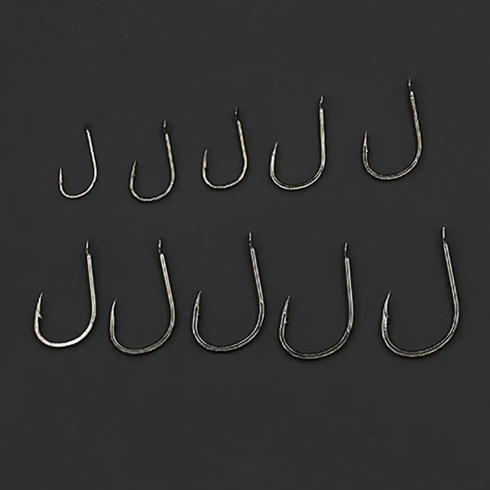 

50%HOT 50Pcs Assorted Barb Fish Hooks Bait Lure Tackle Sharpened Fishing Tools with Box