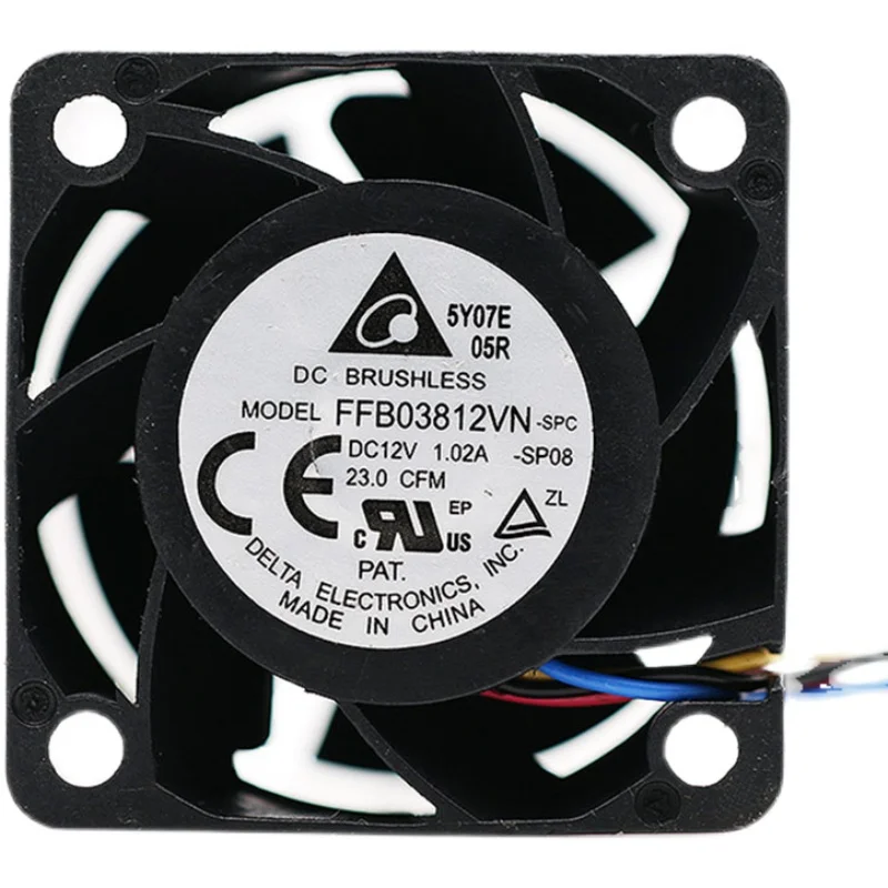 FFB03812VN Delta 3828 3,8 см 38 мм DC12V 1.02A четыре провода PWM Регулируемый скоростной вентилятор Высокая скорость