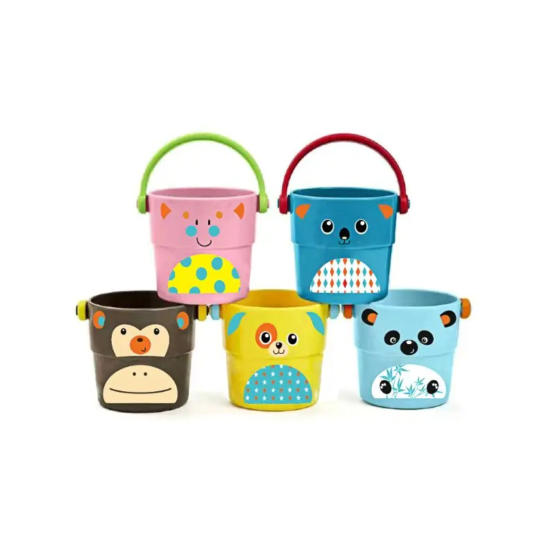 

Children Baby Shower Toys Pouring Cup Flow Style Bucket Water Spray Tool Summer Beach Sand Play Water Toys Children's Toy Gift