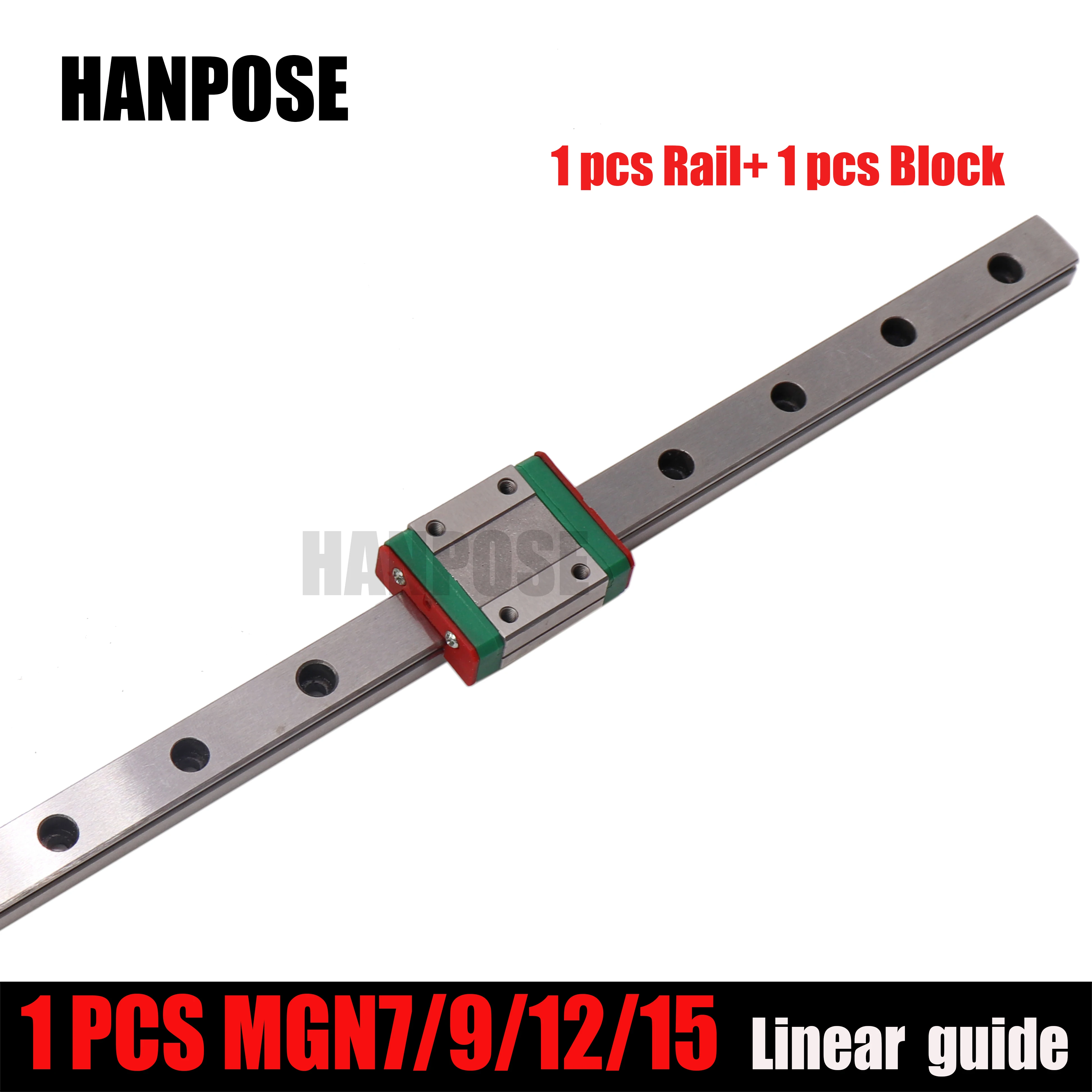 1 шт. MGN7C MGN7H с 1 шт. 100 мм 200 мм 300 мм 400 мм 500 мм 600 мм 700mmLinear направляющей