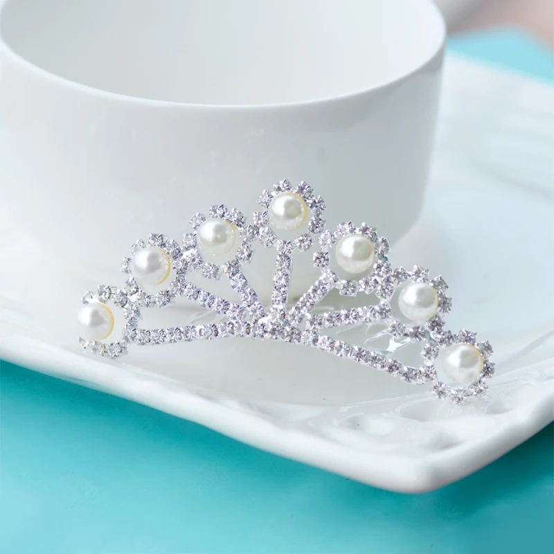 Украшения для волос с искусственным жемчугом девочек | и аксессуары