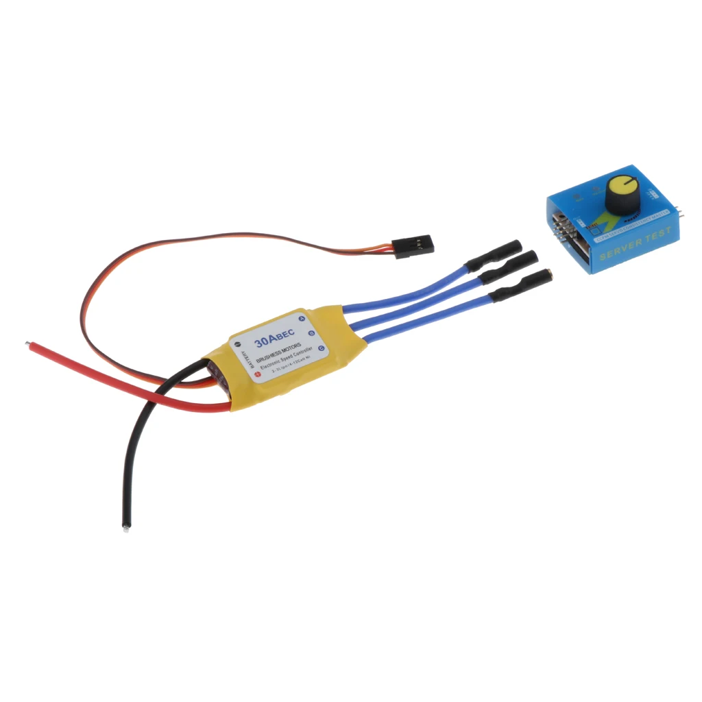 

DC 12V 30A ESC Brushless W/ Motor Controller PWM RC Model Airplane