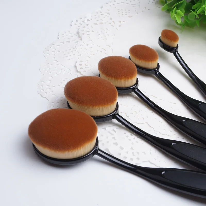 

10 Pcs Makeup Brushes Foundation Cream Brush Contour Highlighter Beauty Cosmestic Professional Female's Cosmetics Microbrush