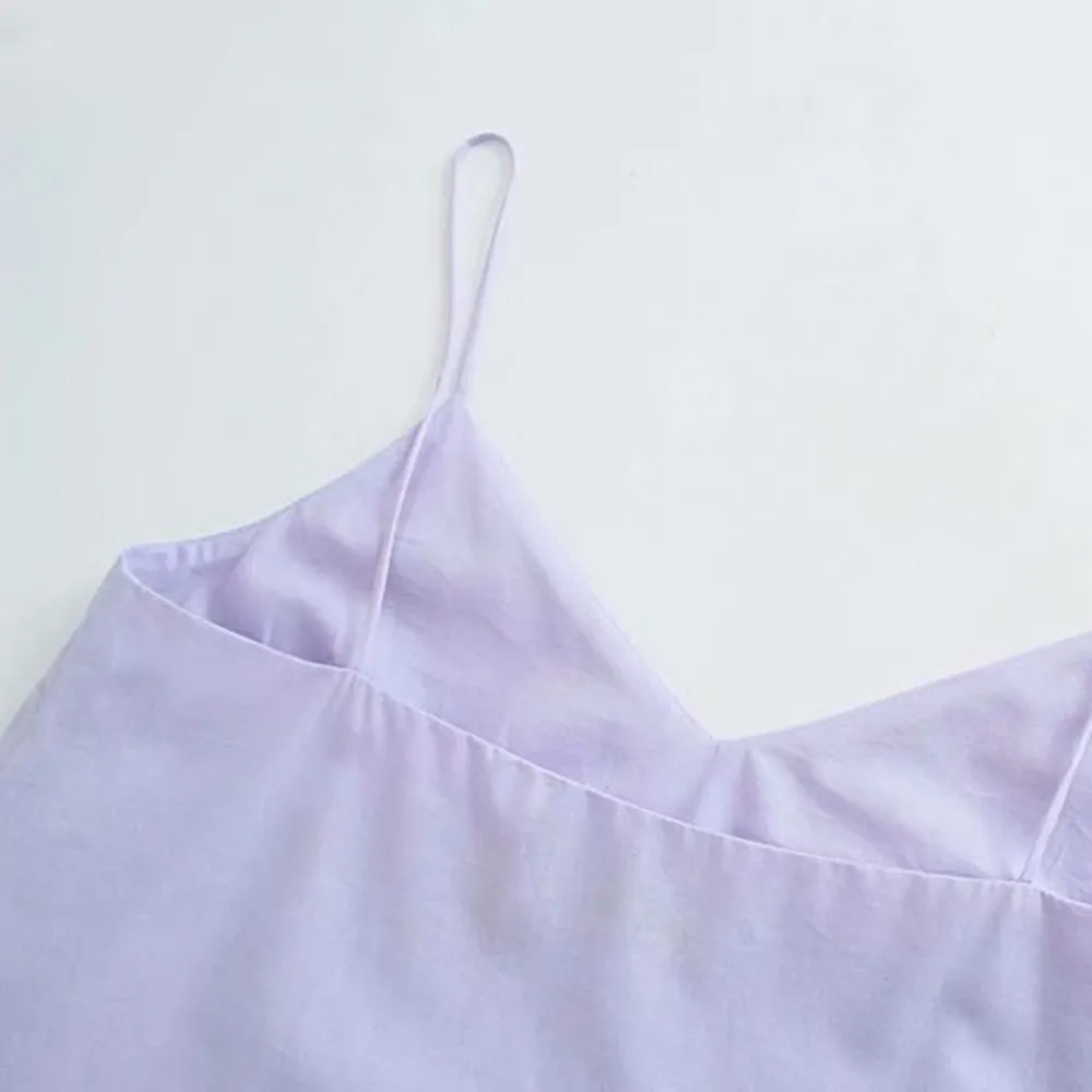 

2021 ZA summer new fashion vacation style all-match V-neck suspender dress RA 2298055 2298/055