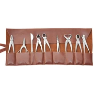 newest 10pcs bonsai tool set extensive cutter scissors for garden pruning tools bonsai styling tools
