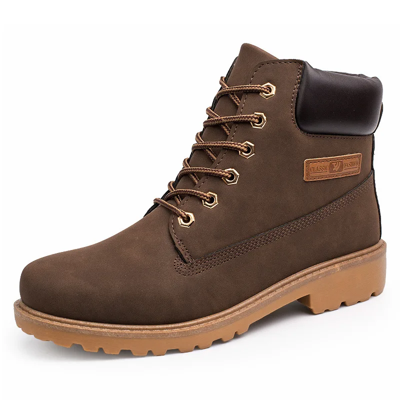 

2021 Autumn and Winter Martin Boots Men's High-Top Boots plus Size Workwear Boots Outdoor Desert Military Boots