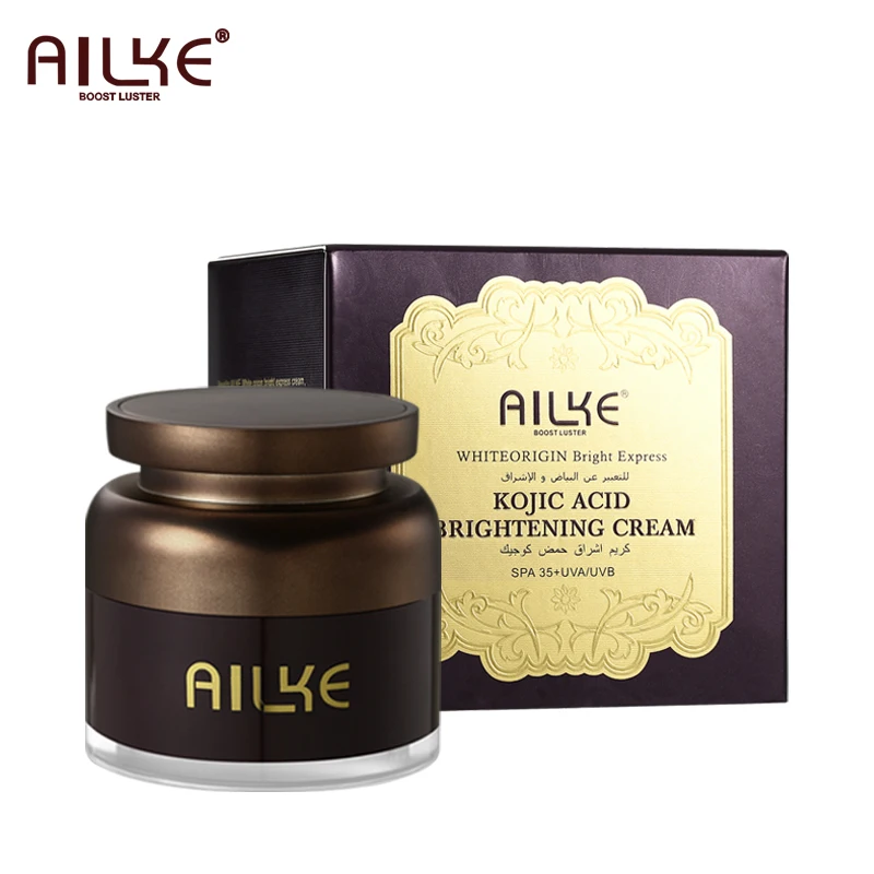 

AILKE Facial care Night creams Kojic Acid SPF UVA & UVB Sunscreen Whitening Moisturizer women sleeping face dry skin anti aging
