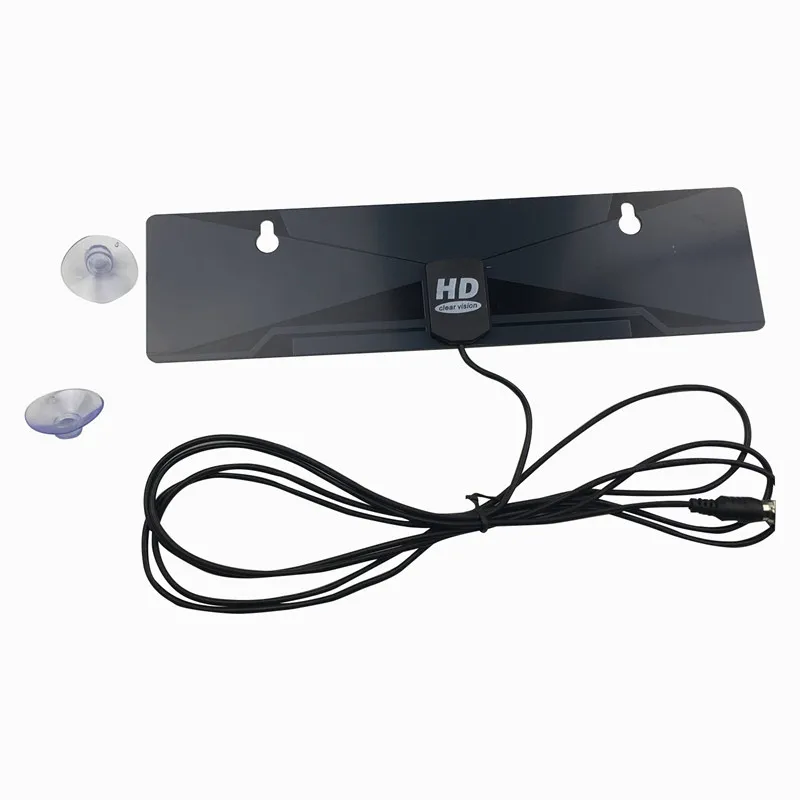 Цифровая внутренняя ТВ антенна 1080P HD TV VHF UHF FM плоский ящик готов с высоким