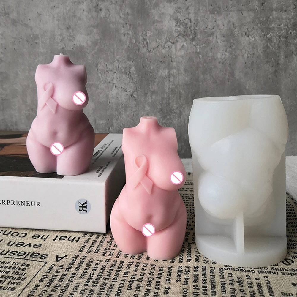 

Sexy Woman Silicone Body Molds Thick Female Body Curvy Figure 3D Moulds For Making DIY Soup Candle Chocolate Plaster Or Epoxy