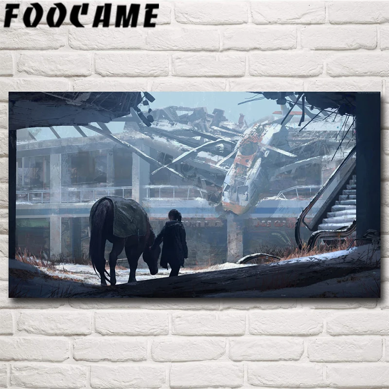 Плакаты The Last of Us шелковые картинки для гостиной картины настенные декорации | Дом