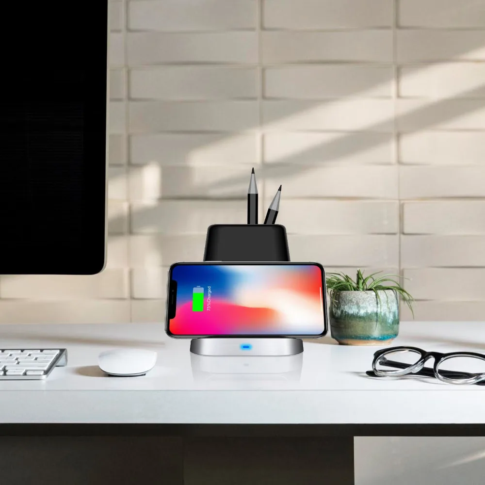 Беспроводное зарядное устройство Qi для iPhone XS Max X XR 8 Plus Samsung Note 9 S9 S8 S7|Зарядные