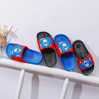 disney captain america childrens slippers beach shoes non slip cartoon home use boys wearing not smelly feet