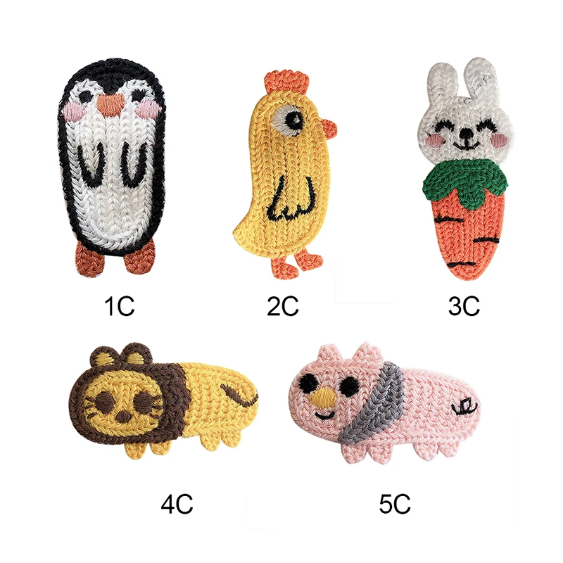 

Small and exquisite woolen cartoon BB clip hair clips sweet and cute side clip head decoration clips hair accessories