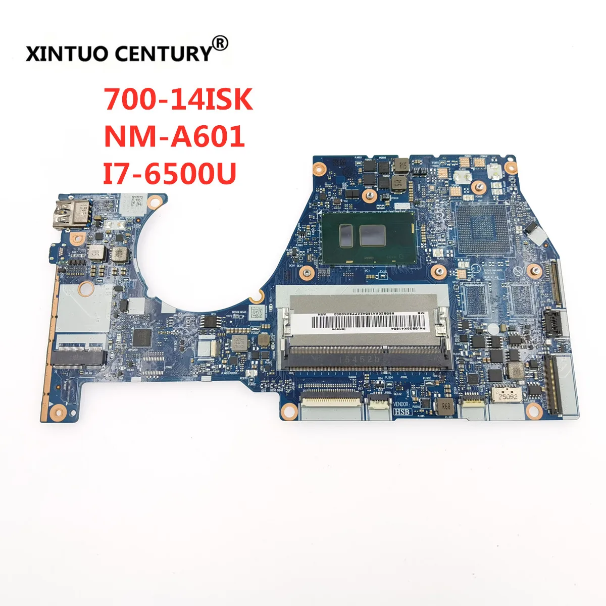 

Материнская плата для ноутбука Lenovo YOGA 700-14ISK YOGA700-14ISK, BYG43 NM-A601, 5B20K41655, ЦПУ i7 6500U DDR3 100%, протестирована
