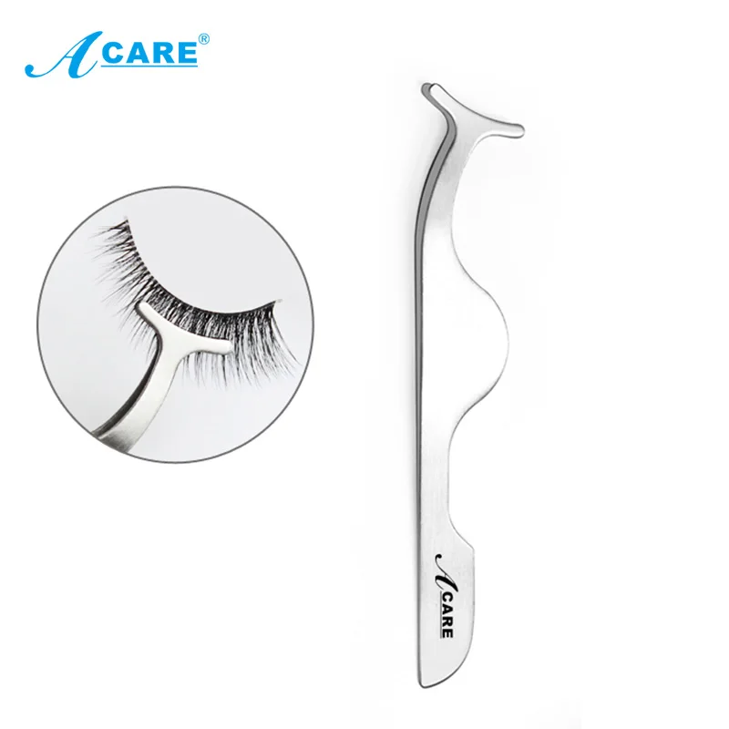

ACARE False Eyelash Tweezers False Eyelashes Applicator Eyelash Extension Curler Nipper Auxiliary Clamp Makeup Forceps Tools