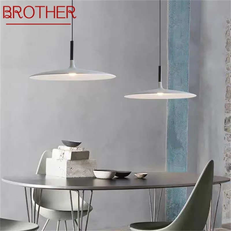 BROTHER Nordic Pendant Light Modern Simple Creative LED Lamps Fixtures For Home Decorative Dining Room